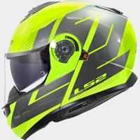 Casco LS2 Strobe II CODE Gris Amarillo Flúor