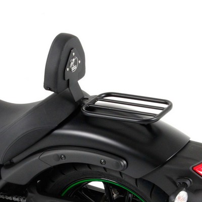 Hepco Becker Portaequipajes con respaldo Kawasaki Vulcan S - Negro