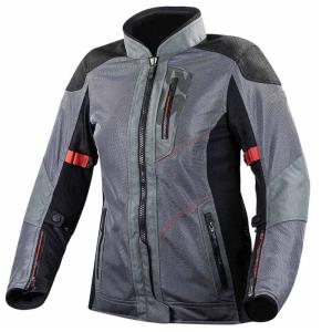 Chaqueta moto mujer LS2 Alba gris oscuro