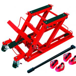 Elevador de montaje hidraulico para motocicletas