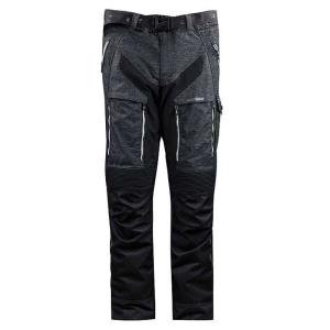 Pantalon moto LS2 Nevada negro-gris