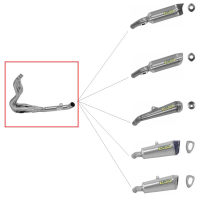 Colector acero Arrow SUZUKI GSXR 600/750 06-10 Con sonda LAMBDA Â· 2