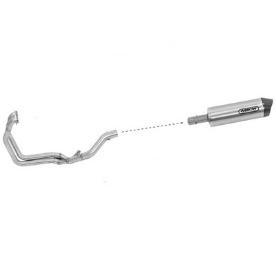 Colector Arrow acero inoxidable BMW F800GS 09-13 / F800GS 13-16 Â· 2