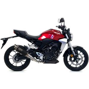 Escape GP2 negro Honda CB300R 18-20