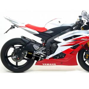 Escape aluminio negro y carbono Arrow YAMAHA YZF 600 R6 06- Â· 2