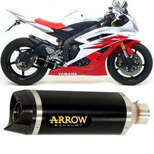 Escape aluminio negro y carbono Arrow YAMAHA YZF 600 R6 06- Â· 3