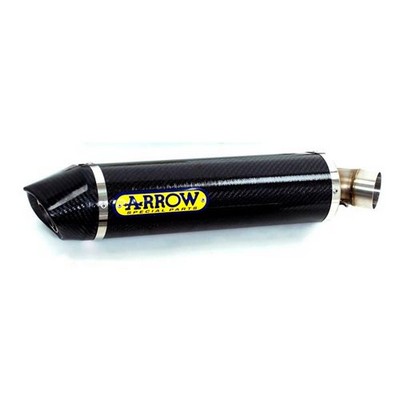 Escape Arrow aluminio negro Honda CBR600RR 07-09 Homologado OC