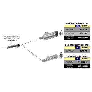Racor central arrow BMW F900XR-R 20-24 OC Â· 2