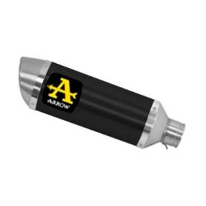 Escape Arrow de aluminio negro Suzuki Gladius 650 09-15