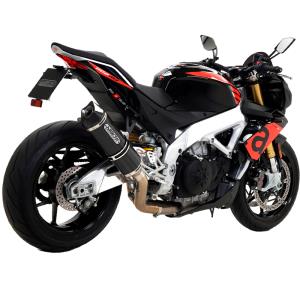 escape race tech carbono aprilia rsv4 tuono v4 11-18