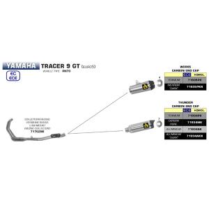Colector racing Arrow Yamaha Tracer 9 GT 21- OC Â· 2