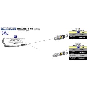 Colector homologado Arrow Yamaha Tracer 9 GT 21- OC Â· 2