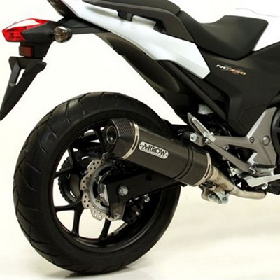 Escape aluminio negro fondo carbono Arrow Honda 700- 750 - NC 700 - 750 OC Â· 4