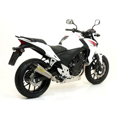 Escape acero inoxidable Arrow X-Kone Honda CB500F, CBR500R 13-18 OC