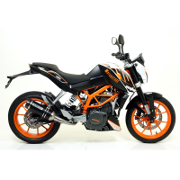 Escape aluminio negro fondo carbono Arrow KTM RC125/390 15-16DUKE 390 13-16 Â· 2