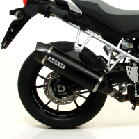 Escape aluminio negro fondo carbono Arrow Suzuki VStrom 1000 14-