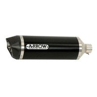 Escape aluminio negro fondo carbono Arrow DARK THUNDER MT07 14-, Tracer 700 16- OC