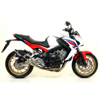 Escape aluminio negro fondo carbono Arrow Honda CB650F/CBR650F 14-18 OC Â· 2