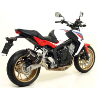 Escape aluminio negro fondo carbono Arrow Honda CB650F/CBR650F 14-18 OC Â· 3