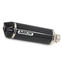 Escape carbono fondo carbono Arrow Honda CrossRunner800 2015-