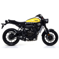 Escape acero fondo carbono Arrow JET-RACE Dark YAMAHA XSR 700,MT07,TRACER OC Â· 2