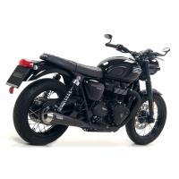 Silenciosos Arrow Nichrom Pro-Race Negro Triumph BONNEVILLE T100 17- T120 16-