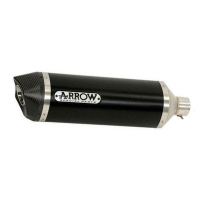 Escape aluminio negro fondo carbono Arrow  KTM Duke 125-390,RC390 17- OC Â· 2