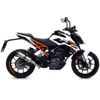 Escape aluminio fondo carbono Arrow KTM Duke 125-390,RC 390 17- OC