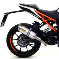 Escape aluminio fondo acero Arrow KTM Duke 125-390,RC 390 17- OC