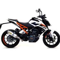 Escape aluminio fondo acero Arrow KTM Duke 125-390,RC 390 17- OC Â· 4