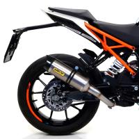 Escape titanio fondo carbono Arrow KTM Duke 125-390, RC 390 17- OC