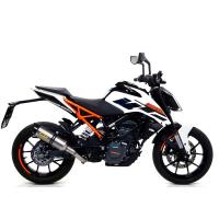 Escape titanio fondo carbono Arrow KTM Duke 125-390, RC 390 17- OC Â· 2