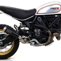 Escape acero negro Arrow ProRace Ducati Scrambler 800 17- OC