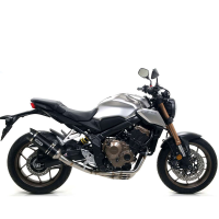 Escape Honda CB650R-CBR650R  19- thunder aluminio negro Arrow OC Â· 2