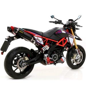 Escape Arrow Thunder negro doble salida APRILIA DORSODURO 17-19