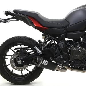 Escape Works negro Yamaha MT07 21-24Tracer 700 20-24 OC Â· 3
