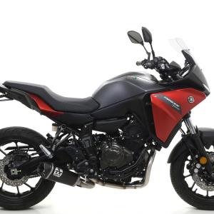 Escape Works negro Yamaha MT07 21-24Tracer 700 20-24 OC Â· 2