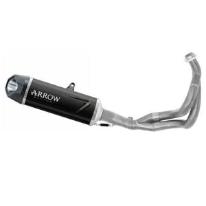 Escape completo Indy Race Evo negro Kawasaki Z650 21-23