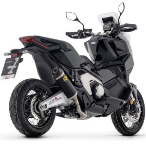 Escape acero negro Arrow Race-Tech corto Honda XADV 750 25+