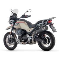 Escape Arrow Indy Race aluminio fondo carbono Moto Guzzi V85 Strada/TT 25+