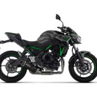 Escape completo Negro Indy Race Evo Arrow Kawasaki Z650 24+