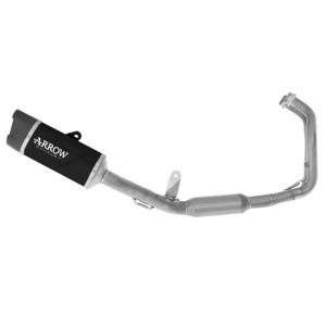 Sistema de escape completo Negro Yamaha MT07 25+