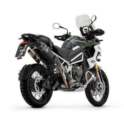 Escape veloce negro Triumph Tiger 1200 22-