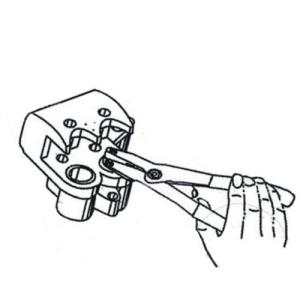 Alicates para desmontar el piston del freno Â· 3