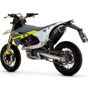 Escape aluminio negro Husqvarna 701Enduro-Supermoto 17- Arrow OC