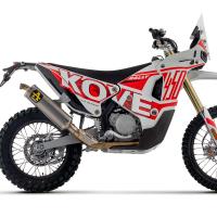 Escape titanio Indy Race Arrow Kove 450 Rally 23+