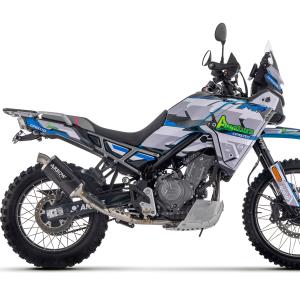 Escape acero Indy Race de Arrow CF Moto 450MT 2024 Â· 2
