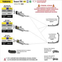 Escape Indy Race aluminio para yamaha tenere 700 19+ Â· 2