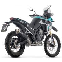 Escape negro Arrow Indy Race Kove 800X Pro-Rally 24- tapa acero Â· 2