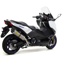Escape aluminio fondo carbono Arrow RaceTech Yamaha TMax 530-560 OC Â· 2